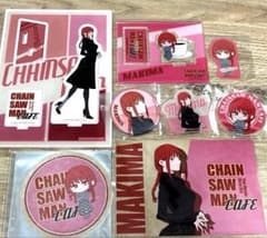 チェンソーマン カフェ マキマ 8点セット 缶バッジ アクリルスタンド