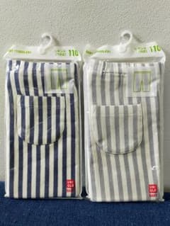 ① 新品 UNIQLO ベビー レギンス 110 サイズ 2色セット ユニクロのサムネイル