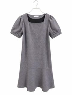 【値下げ】PROPORTION BODY DRESSING 千鳥格子柄ワンピースのサムネイル