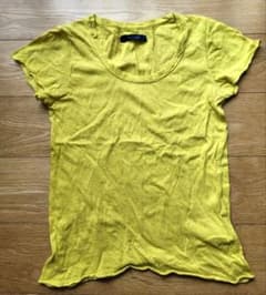 UNITED ARROWS ネップ入り Tシャツ イエロー 黄色のサムネイル