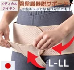 骨盤臓器脱サポーター メディカル・テイキン 骨盤ベルト 骨盤底筋 L-LL