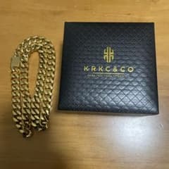 KRKC&CO 12mm 喜平ネックレス(金)メンズネックレス ステンレスのサムネイル