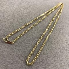 ☆新品/最安/本物18金/K18☆ 60cm/4面カット小豆チェーンネックレスのサムネイル