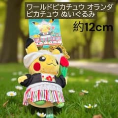 ワールドピカチュウ オランダ ピカチュウ ぬいぐるみ（タグ付き）のサムネイル