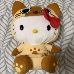 サンリオ ハローキティ モンハン アイルー コラボ ぬいぐるみ 約50cm