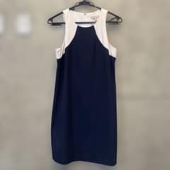 BANANA REPUBLIC ノースリーブ ワンピース バイカラーのサムネイル