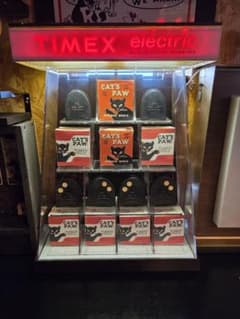 最終価格　TIMEX　ショーケース　店舗什器
