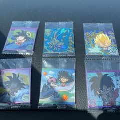 裏面 身勝手GR 究極ゴッドレア ゴジータ ドラゴンボール ウエハースのサムネイル