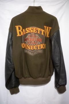 BASSETT WALKER スタジャン M オリーブグリーン - メルカリ