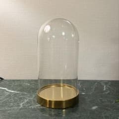 IKEA BEGÅVNING ガラスドーム ゴールド