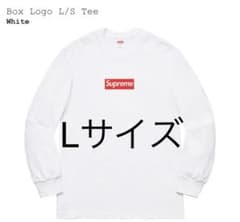 Supreme Box Logo L/S Tee 白　Lサイズ　ボックスロゴのサムネイル