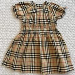 BURBERRY 半袖チェックワンピース - メルカリ
