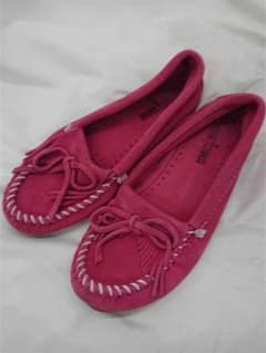 ＆ミネトンカ 401 モカシン ピンク系 レディース 23cm