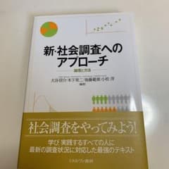 新・社会調査へのアプローチ 論理と方法のサムネイル