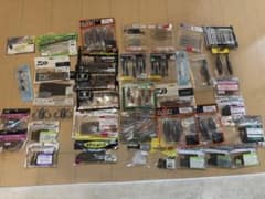 ワームセット 39点 未使用16点 開封済み23点 引退セット バス釣り