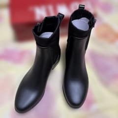 EDWINサイドジップ レインブーツ ブラック Mサイズのサムネイル