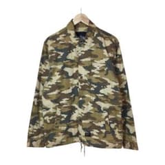 stussy ステューシー カモ柄フルスナップシャツジャケット ミリタリー 