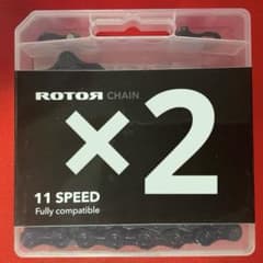 ROTOR （KMC）X11EL 11速ブラックチェーン 2個セット ROTOR （KMC）X11EL 11速ブラックチェーン 2個セット - メルカリ