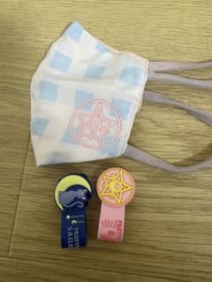 미소녀 전사 세일러 문 코드 홀더 케이블 홀더 천 마스크