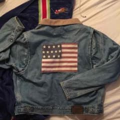 polo vintage国旗柄 Gジャンのサムネイル
