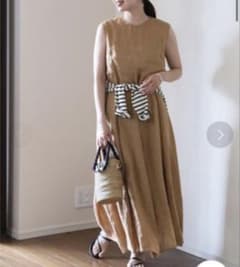 IENA マキシロングワンピース ラミー　リネンのサムネイル
