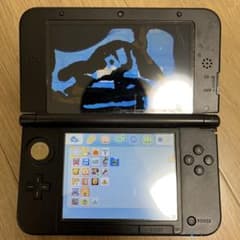 任天堂 3DS LL 青色 本体カバー、充電器付きのサムネイル