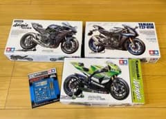 1/12 タミヤ　バイクプラモデル　3台セットのサムネイル