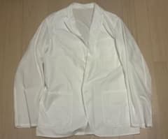 COMOLI コモリ 4Bコットンジャケット ホワイト サイズ1 COMOLI コモリ 4Bコットンジャケット ホワイト サイズ1 - メルカリ