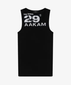 AAKAM 29 Printed Sleeveless ブラック タンクトップ