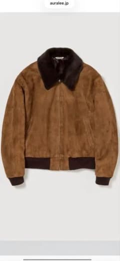 AURALEE GOATSUEDE ZIP BLOUSON/ブルゾン　新品未使用のサムネイル