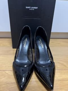 SAINT LAURENT/サンローラン/ドット/シースルー/エナメル/パンプスのサムネイル