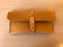 レザーペンケース　ハンドメイドのサムネイル