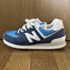 New Balance 574 スニーカー ブルー/グレー 25cmのサムネイル