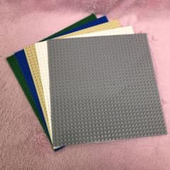 レゴ互換 ブロック プレート 基礎板 5色セット 25.5×25.5cmのサムネイル