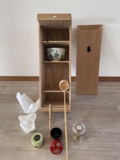 茶道具 桐製 茶道具セット 桐短冊箱 茶道具 茶筅 茶杓 竹製 茶杓 抹茶茶椀 茶