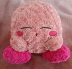星のカービィ　のんびりすやすやBIG ぬいぐるみ　ふわふわもこもこ可愛いです