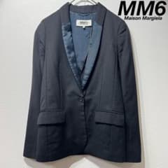 希少 MM6 上質 ウール タキシード デザイン 1B テーラードジャケット 希少 MM6 上質 ウール タキシード デザイン 1B テーラードジャケット