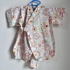 銀座いさみや　ベビー　甚平　花火柄　80cmのサムネイル