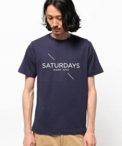 SATURDAYS NYC Tシャツ XS MIDNIGHT　ネイビーのサムネイル