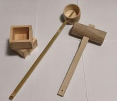 柄杓・木槌・升 セット(鏡開き)のサムネイル