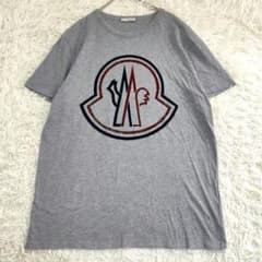 24372✨モンクレール ロゴTシャツ ライトグレー コットン100% メンズ 24372✨モンクレール ロゴTシャツ ライトグレー コットン100% メンズ