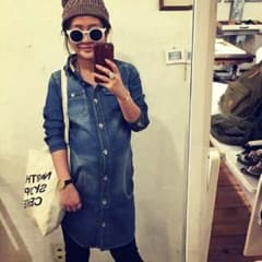 アリエスミラージュ❤コットンデニムシャツワンピ.ariesのサムネイル