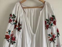 vintage ウクライナ 刺繍 ワンピースのサムネイル