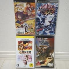 PSP 소프트 4 개 세트 정리 판매