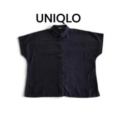 【美品】UNIQLO レーヨンブラウス Sサイズ レディース トップスプスのサムネイル