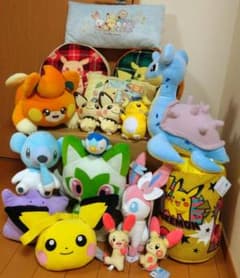 가격 인하 ☆ Pokemon 포켓몬 인형 가방 쿠션 18 점