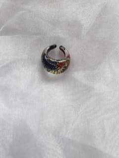 アクリルリング 指輪 金箔入りのサムネイル