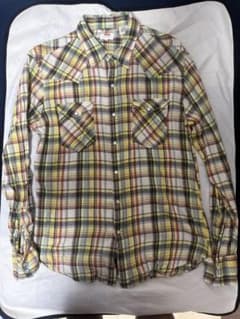 Levi’s リーバイス チェック柄 ウエスタンシャツ 長袖 Mのサムネイル