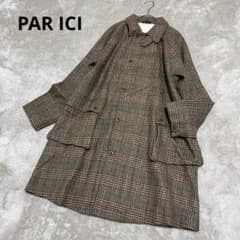 美品　パーリッシィ　 マラリウス ステンカラーおじコート　ウール　バルマカーン 美品 パーリッシィ マラリウス ステンカラーおじコート ウール