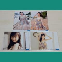 モーニング娘。 山﨑愛生 L判写真 写真集 Mei16 柄ワンピース 4枚